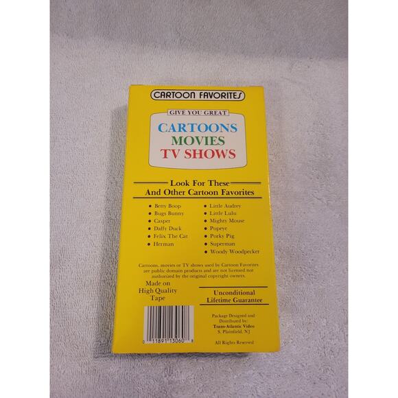 ELMER FUDD 90s TV Classic Cartoon Favorites VHS Video Tape Kids Funny Humor - Picture 2 of 3